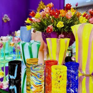 Abhika <br>Gaily Vase Yellow (M) - Image 3