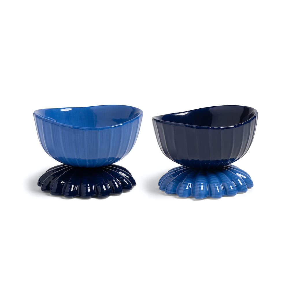&Klevering <br>Coupe Clam Blue - Set of 2