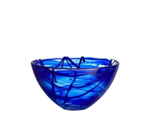 Kosta Boda <br>Contrast Bowl Blue