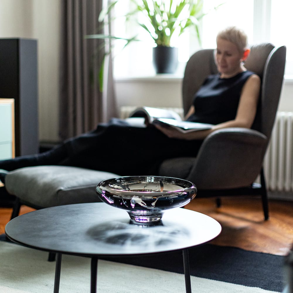 An&Angel <br>Deco Glass Bowl - Mirror Splash - Image 2