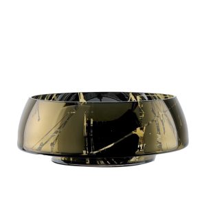 An&Angel <br>Deco Jazz Bowl - Amber Splash
