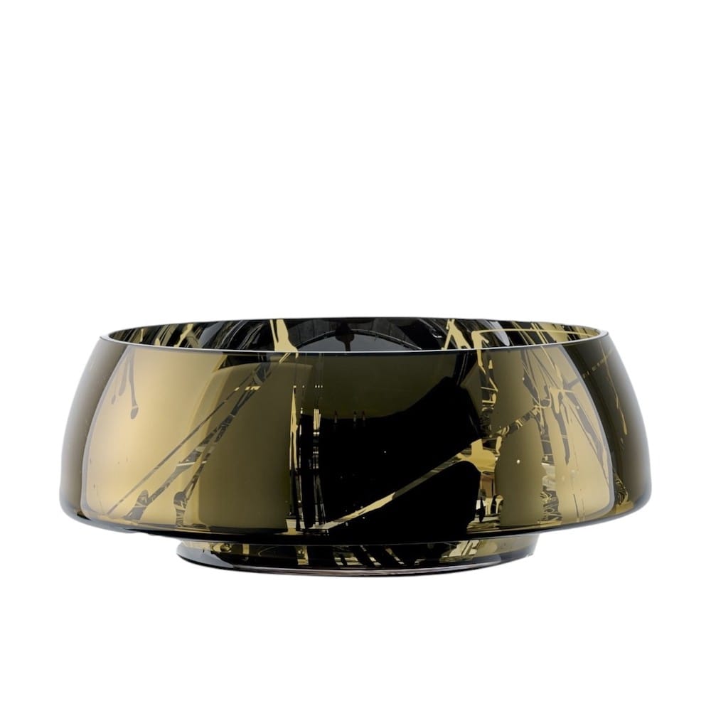 An&Angel <br>Deco Jazz Bowl - Amber Splash