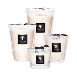 Baobab <br>Scented Candle - White Pearls