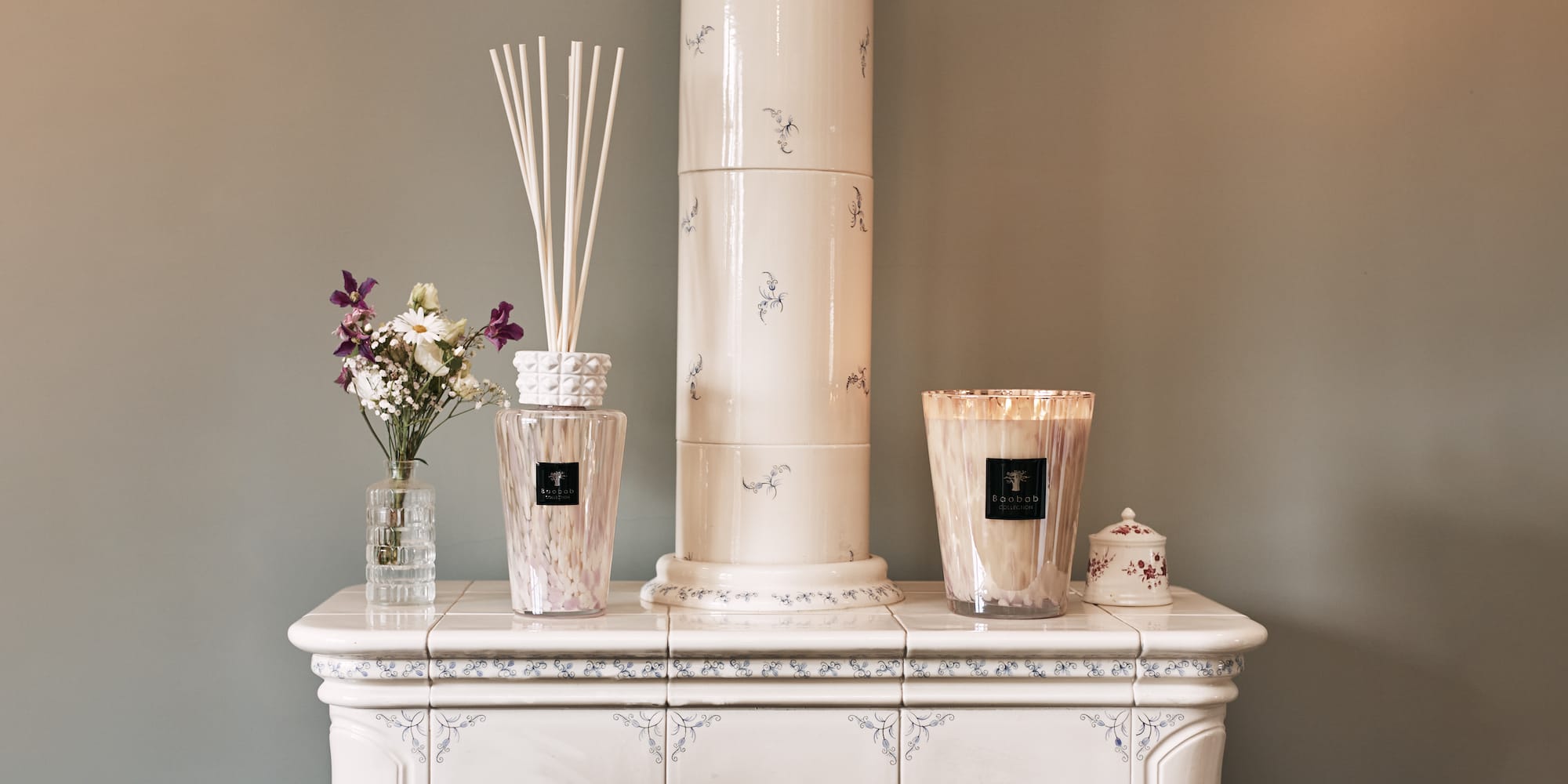 Baobab <br>Scented Candle - White Pearls - Image 3