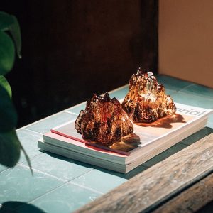 Kosta Boda <br>The Rock Votive Bronze - Image 4