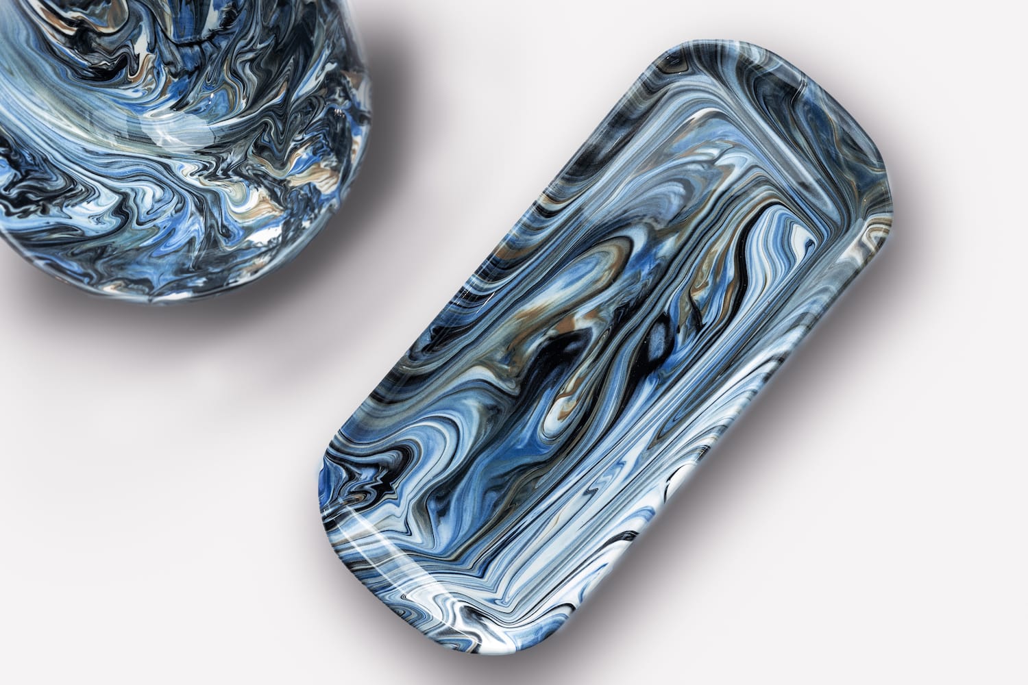 Ines Mercadal <br>Abstracto Platter - Orage - Image 2