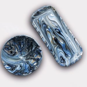 Ines Mercadal <br>Abstracto Salad Bowl - Orage - Image 3