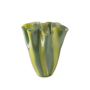 Abhika <br>Gaily Vase Green (M)