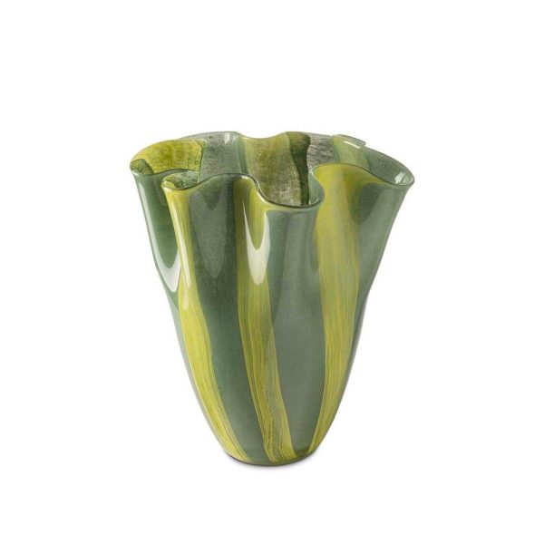 Abhika <br>Gaily Vase Green (M)
