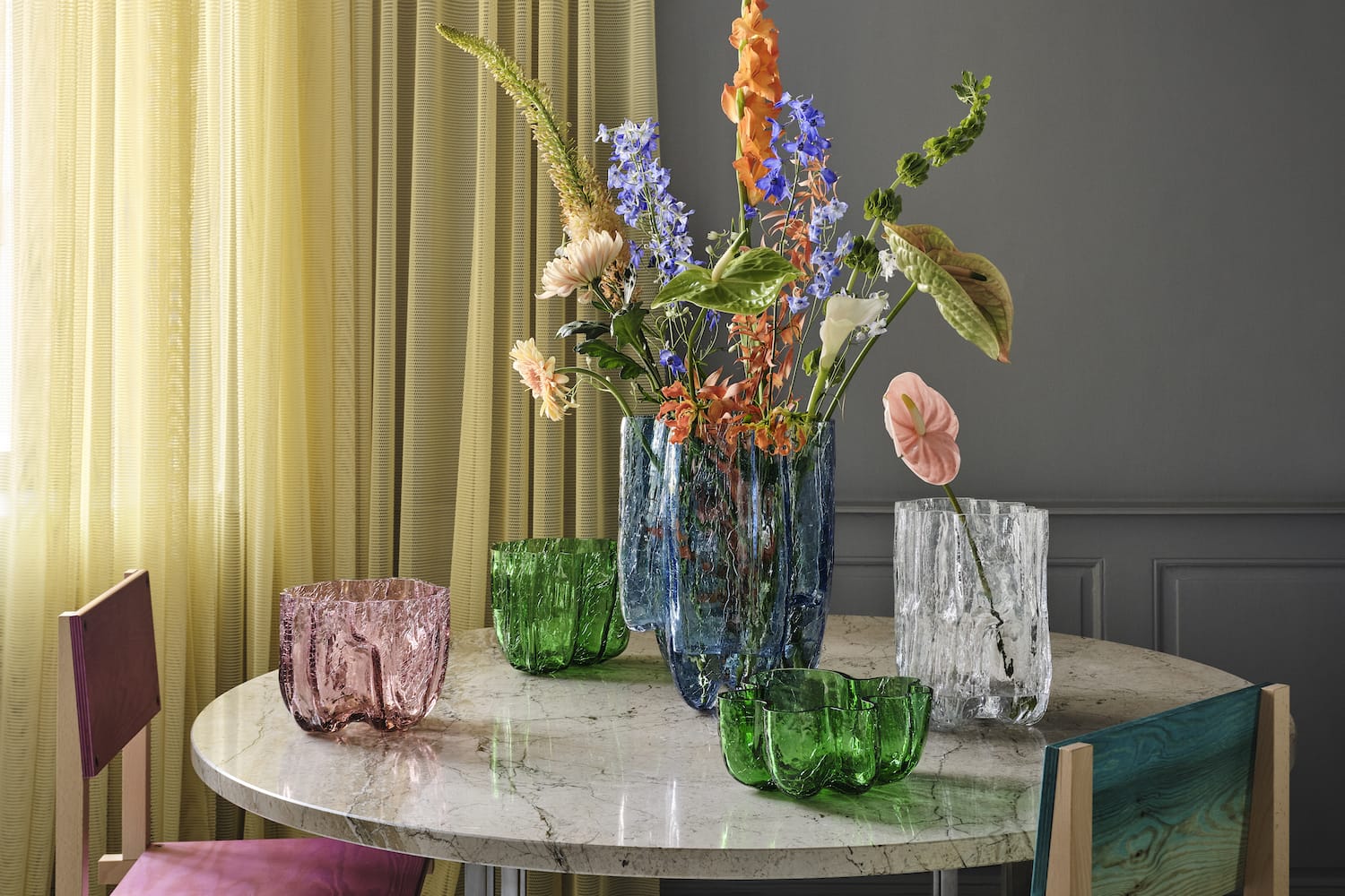 Kosta Boda <br>Crackle Vase - Image 3