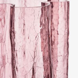 Kosta Boda <br>Crackle Vase Pink - Image 2