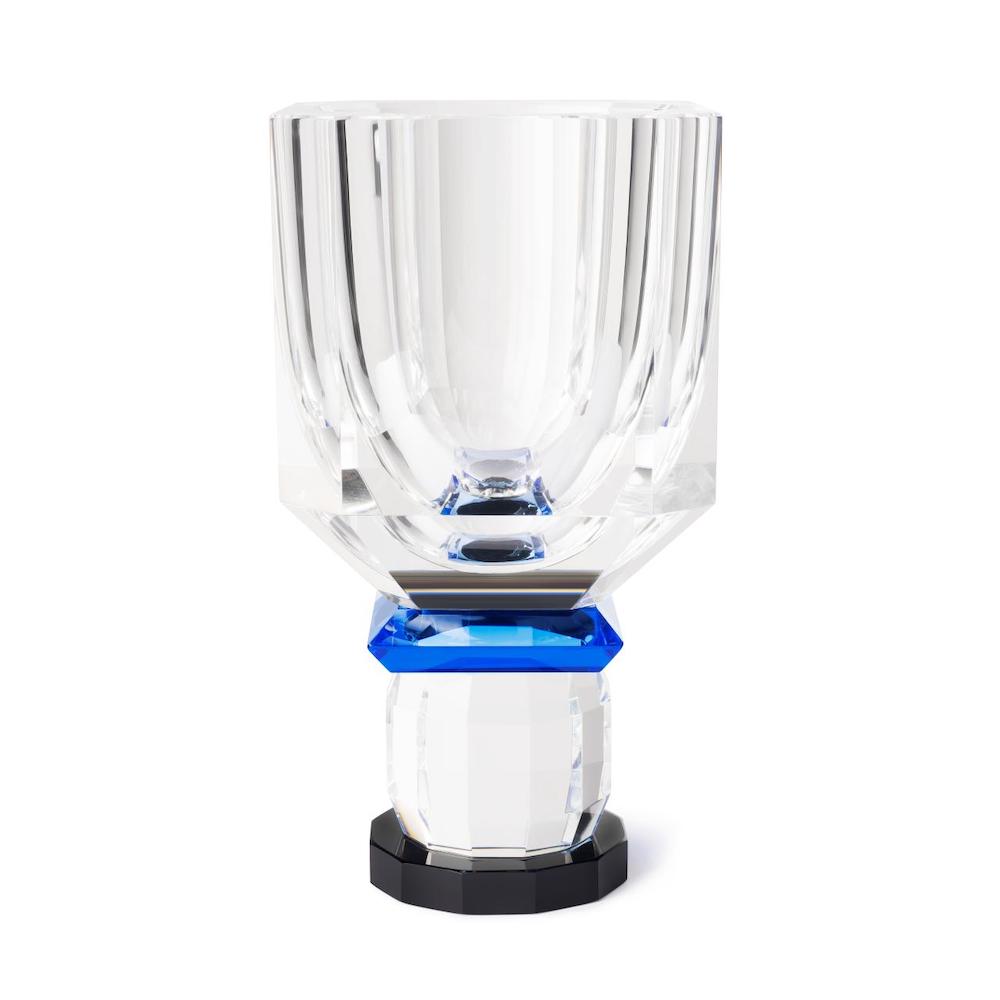 Abhika <br>Crissy Vase Blue/Black