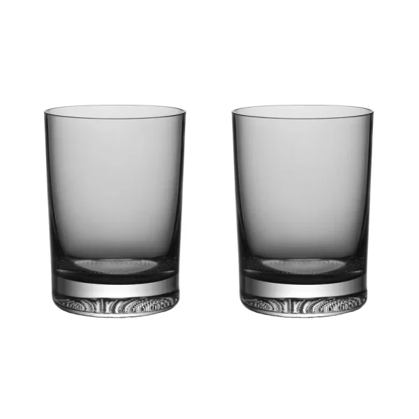 Kosta Boda <br>Limelight Tumbler Grey - Set of 2