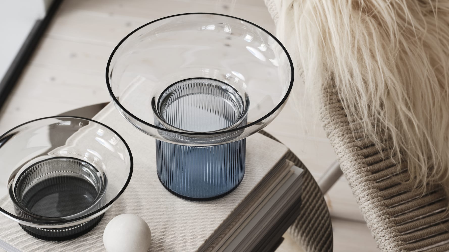 Orrefors <br>Ensemble Vase Grey - Image 2