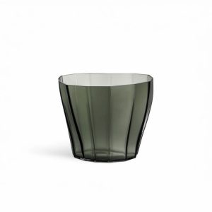 Orrefors <br>Reed Vase Moss Green S