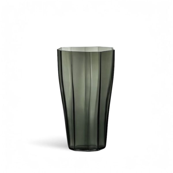 Orrefors <br>Reed Vase Moss Green L
