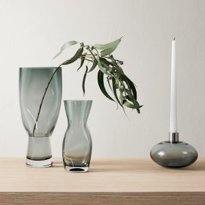 Orrefors <br>Squeeze Vase Blue L - Image 3