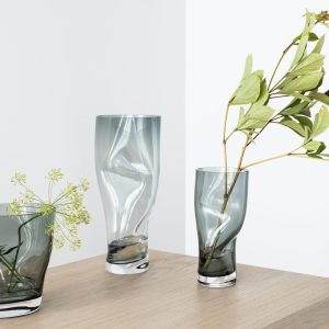 Orrefors <br>Squeeze Vase Blue L - Image 4