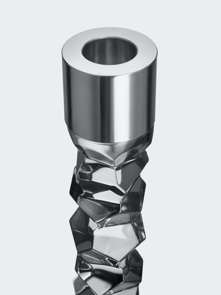 Orrefors <br>Carat Candlestand Graphite L - Image 2