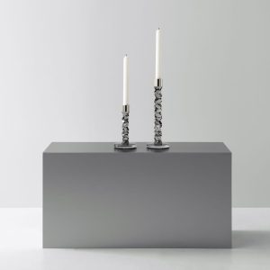 Orrefors <br>Carat Candlestand Graphite L - Image 4