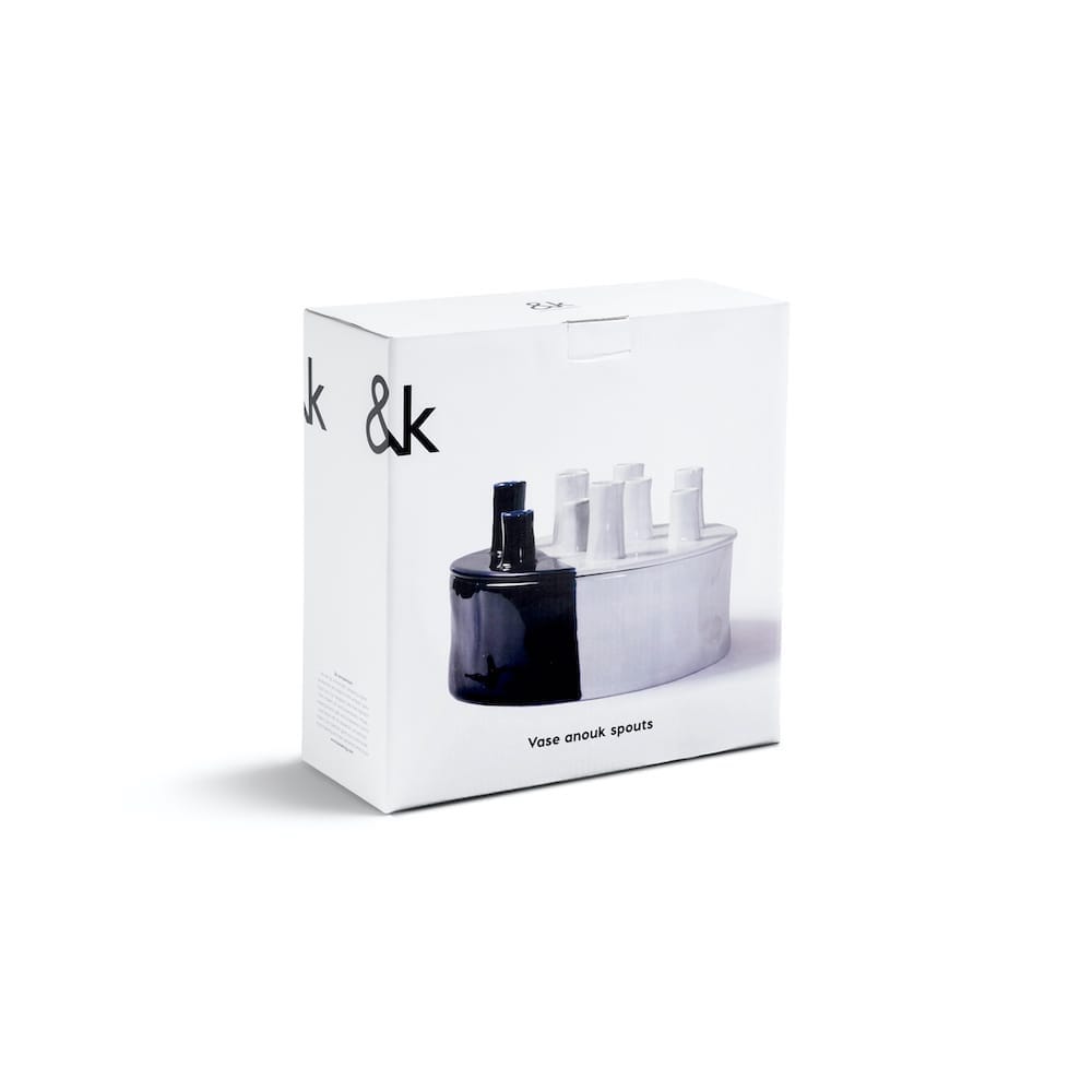 &Klevering <br>Anouk Spouts Blue Vase - Image 4
