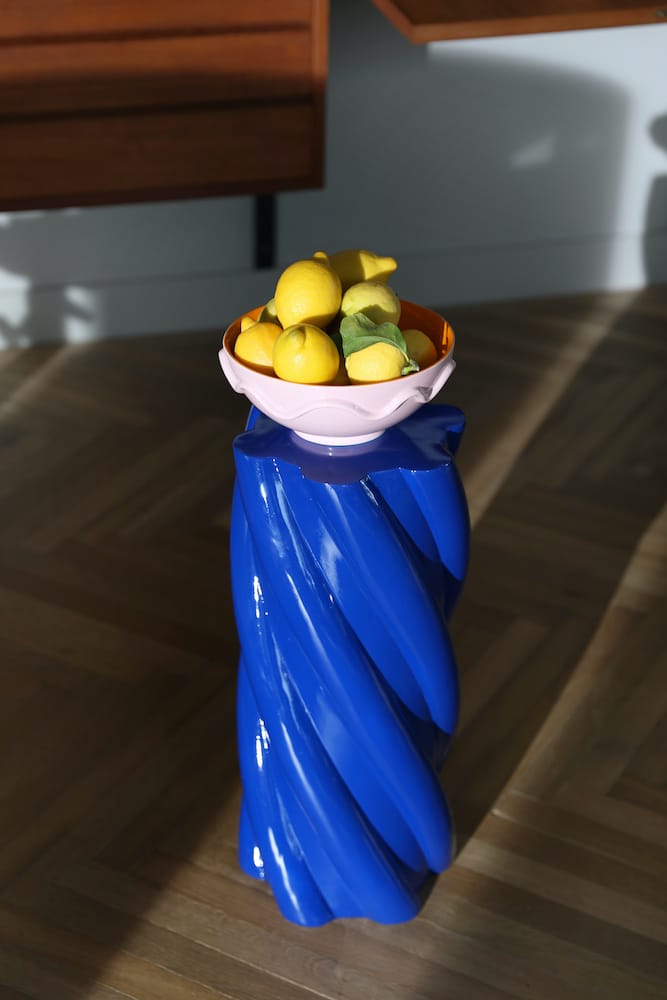 &Klevering <br>Side Table Marshmallow Blue - Image 2