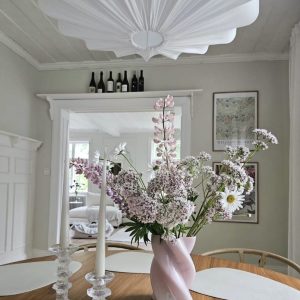 &Klevering <br>Marshmallow Opaque Pink Vase - Image 3
