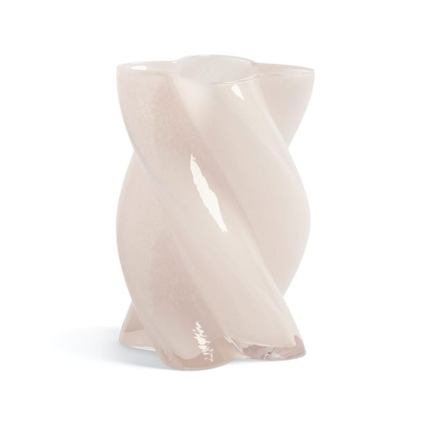 &Klevering <br>Marshmallow Opaque Pink Vase