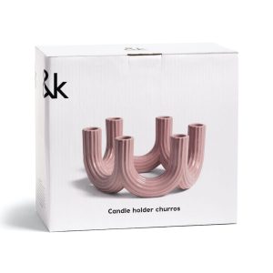 &Klevering <br>Churros Pink Candle Holder - Image 4