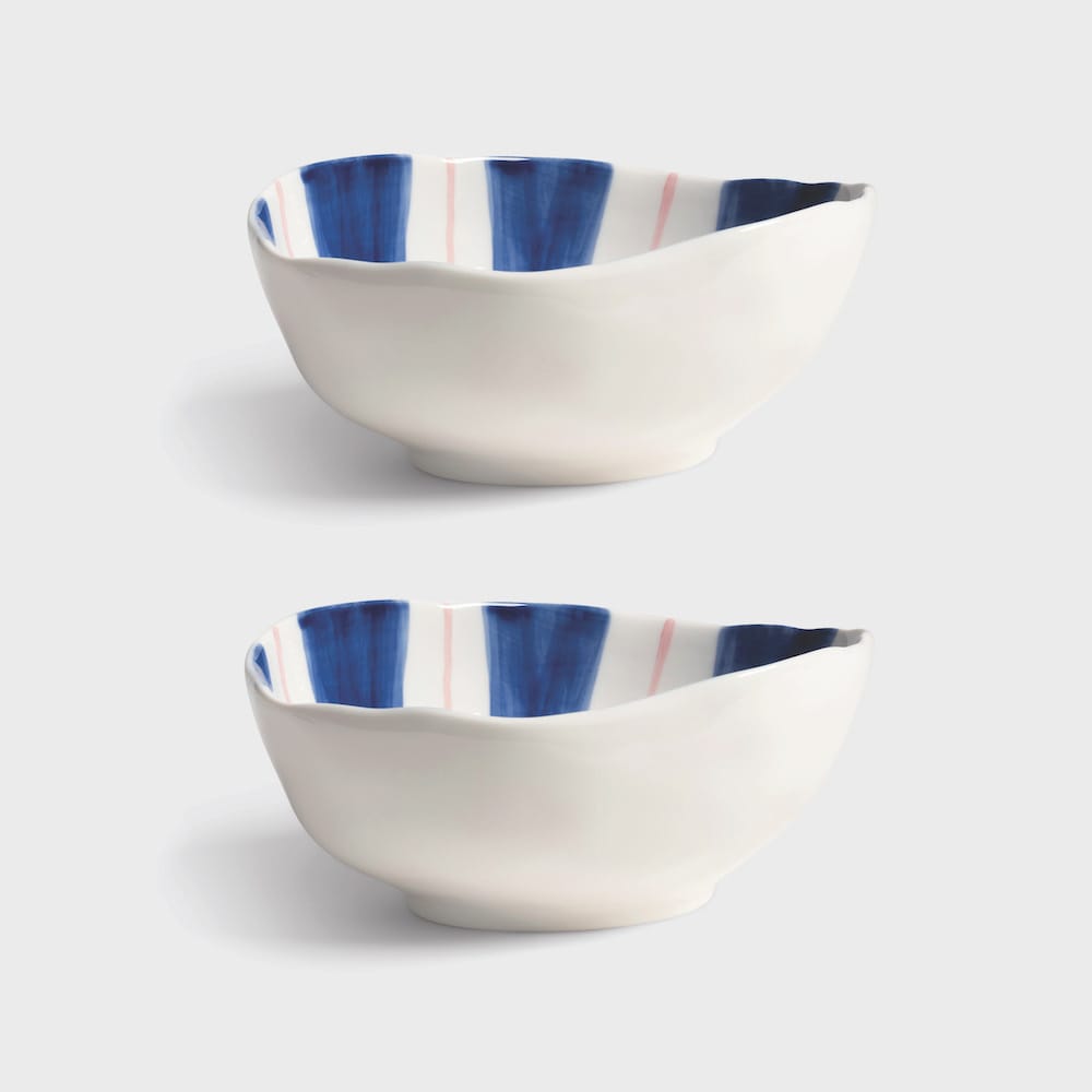 &Klevering <br>Ray Blue Bowl S - Set of 2 - Image 2