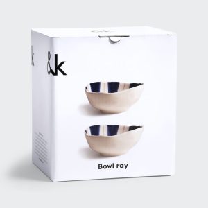 &Klevering <br>Ray Blue Bowl S - Set of 2 - Image 4