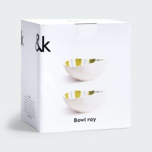 &Klevering <br>Ray Green Bowl S - Set of 2 - Image 4