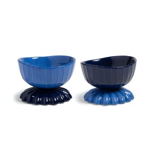 &Klevering <br>Coupe Clam Blue - Set of 2