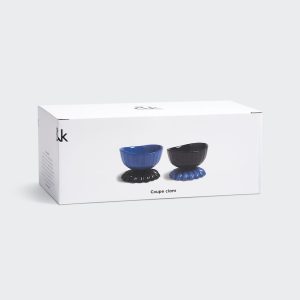 &Klevering <br>Coupe Clam Blue - Set of 2 - Image 4