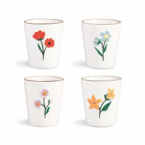 &Klevering <br>Wildflower Mug - Set of 4