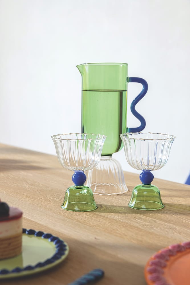 &Klevering <br>Tulip Carafe Green - Image 2