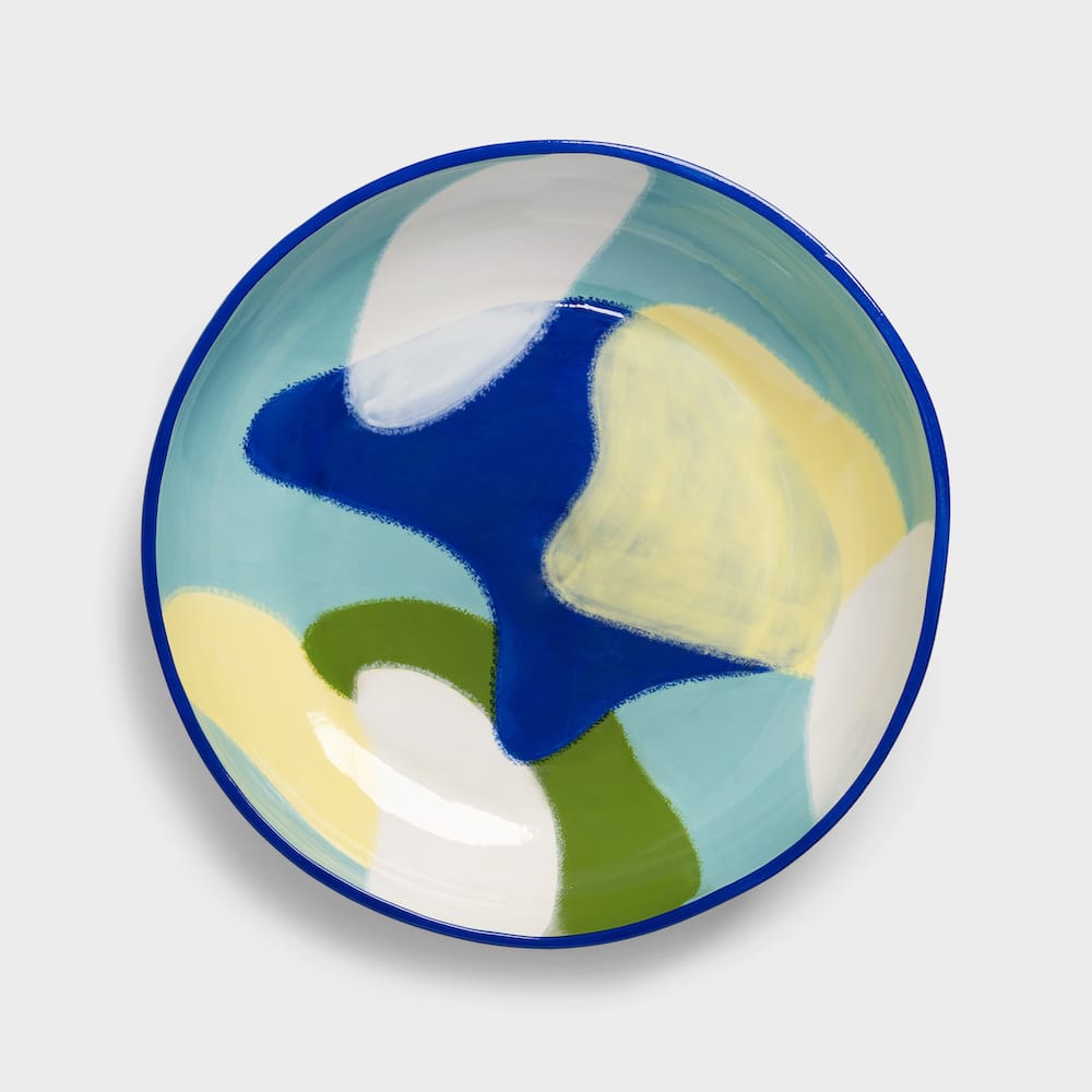 &Klevering <br>Wasco Salad Bowl Blue - Image 2
