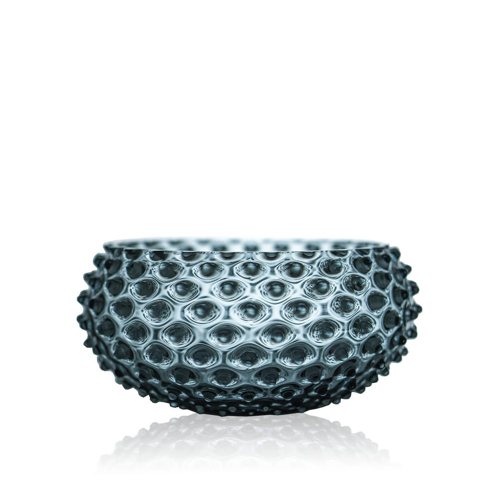 Klimchi <br>Misty Blue Hobnail Large Bowl