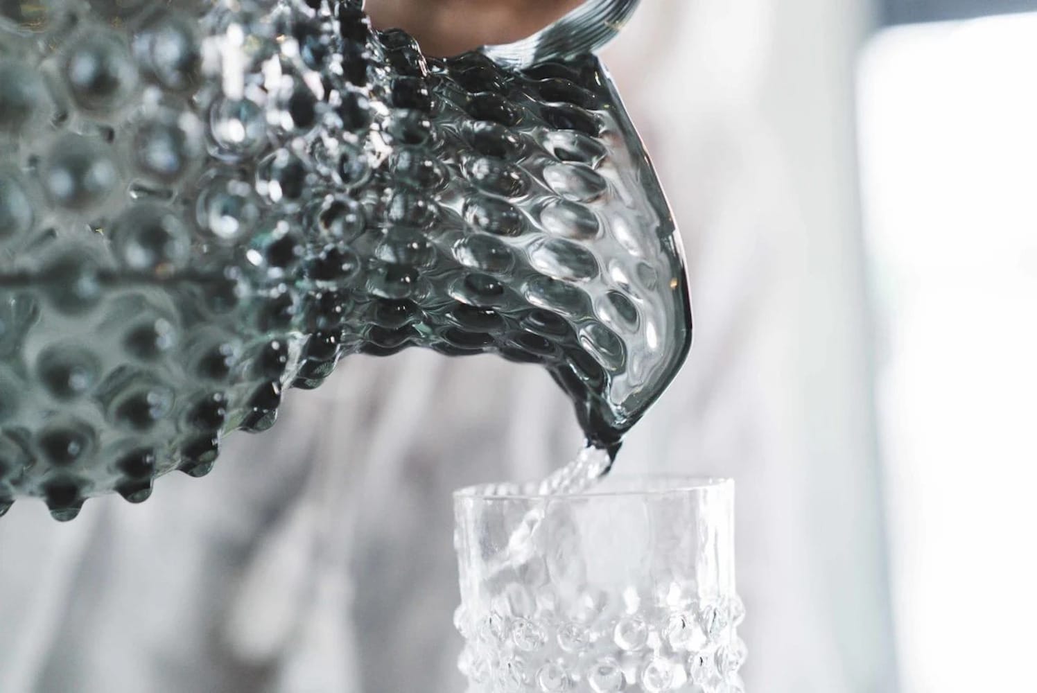 Klimchi <br>Grey Smoke Hobnail Large Jug 2L - Image 4