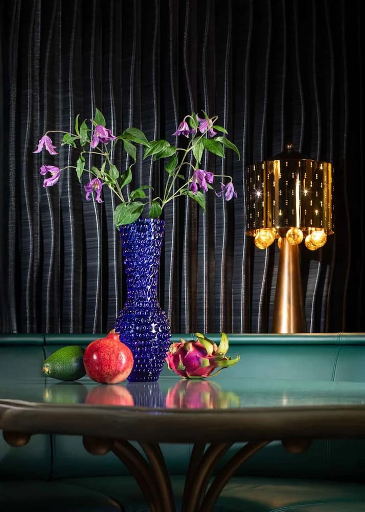Klimchi <br>Electric Blue Hobnail Fugu Vase - Image 2