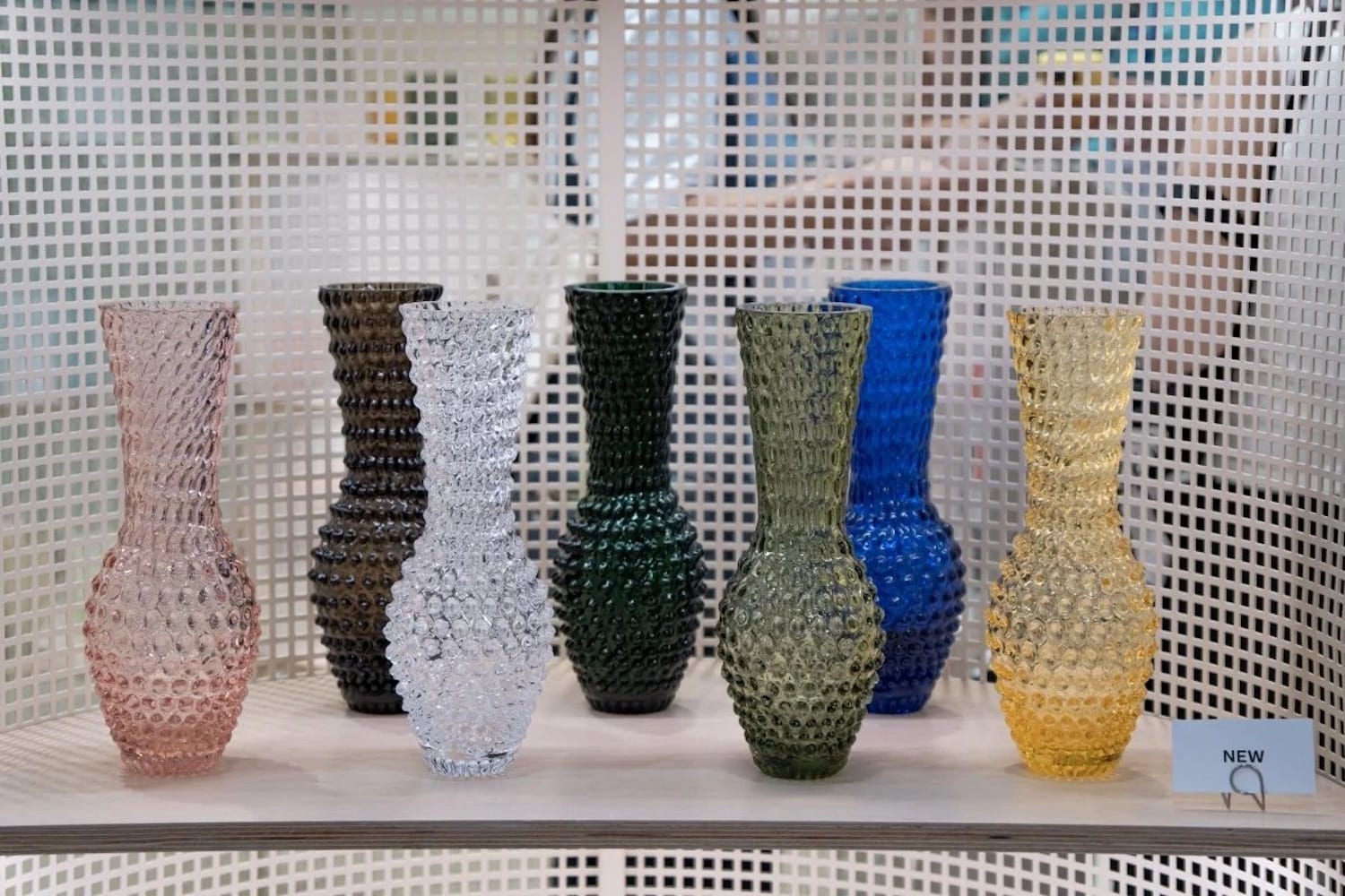 Klimchi <br>Electric Blue Hobnail Fugu Vase - Image 5