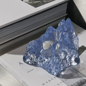 Kosta Boda <br>The Rock Votive Blue - Image 3