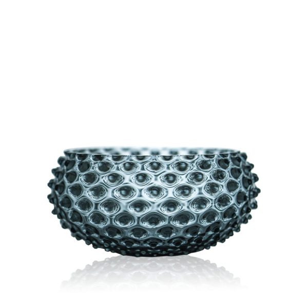 Klimchi <br>Misty Blue Hobnail Large Bowl