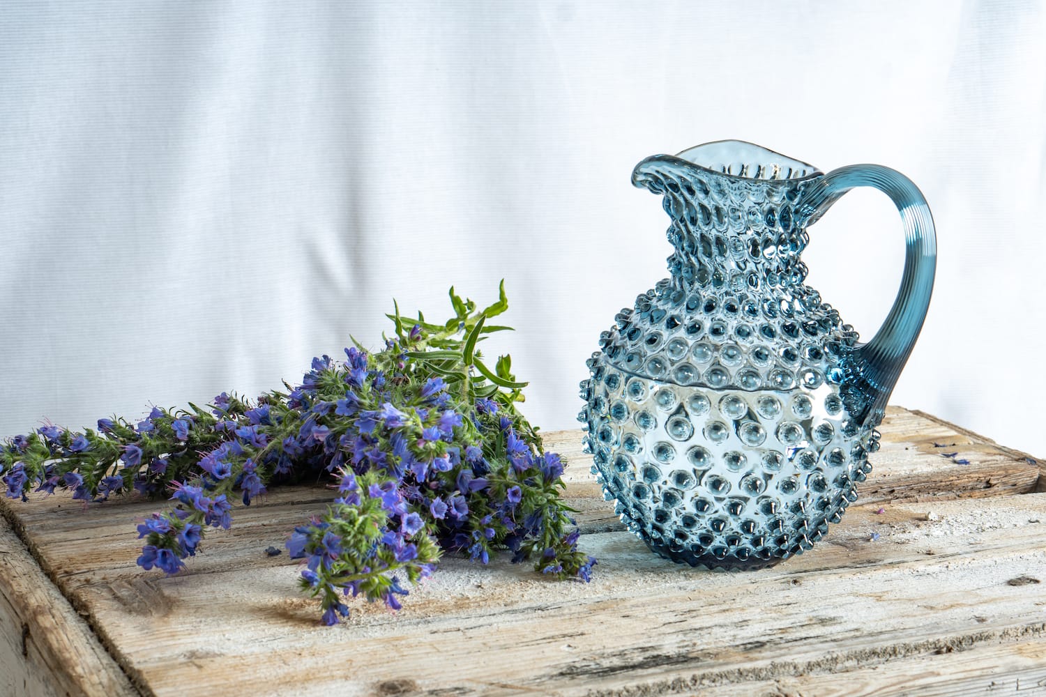 Klimchi <br>Misty Blue Hobnail Large Jug 2L - Image 2