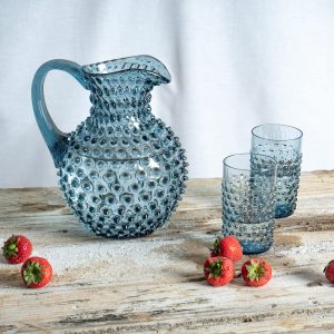 Klimchi <br>Misty Blue Hobnail Large Jug 2L - Image 3