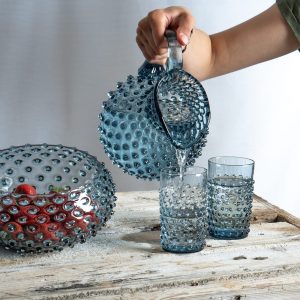 Klimchi <br>Misty Blue Hobnail Large Jug 2L - Image 4