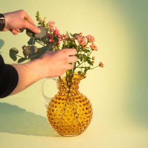 Klimchi <br>Amber Hobnail Large Jug 2L - Image 4