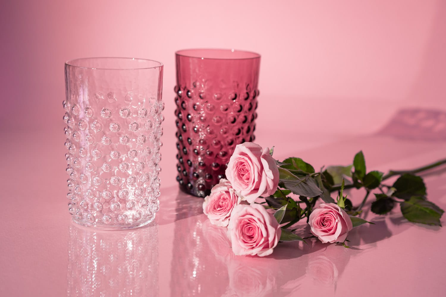 Klimchi <br>Crystal Hobnail Tumblers (set of 2) - Image 3