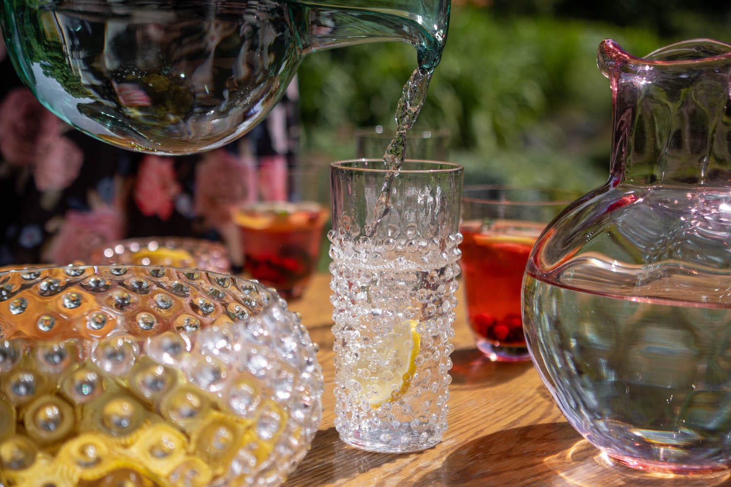 Klimchi <br>Crystal Hobnail Tumblers (set of 4) - Image 4
