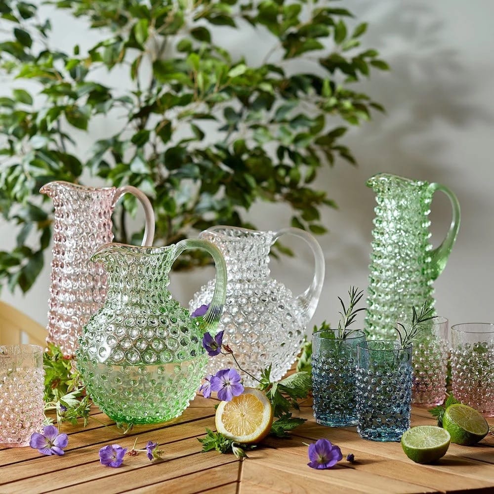 Klimchi <br>Misty Blue Hobnail Tumblers (set of 2) - Image 6